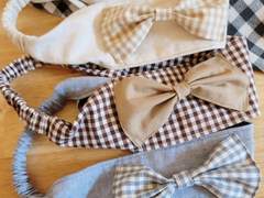 핸드메이드 리본 헤어밴드