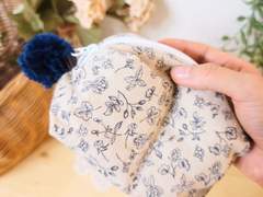 핸드메이드 털방울 박스 파우치