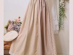 핸드메이드 패치워크 스커트