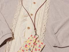 핸드메이드 목걸이 카드지갑