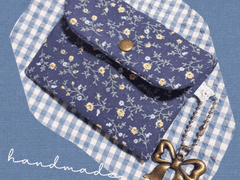 핸드메이드 리본 참 카드지갑