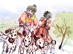 [2차창작] 뮤지컬 스노우데이- 색다른 하루 (올리버&크루엘라)