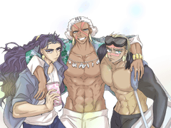 돌기둥 바다놀러간 포토카드-였으나 실패함