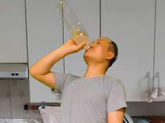 브베 상황극 - 좋아하는 음료수를 받은 남자의 반응