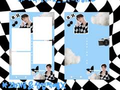 엑소 백현 인생네컷 프레임 공유