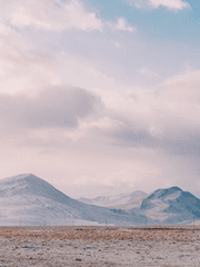 사막에도 눈이 온다