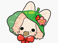 연꽃잎 모자 동물 맬렁이 마이키