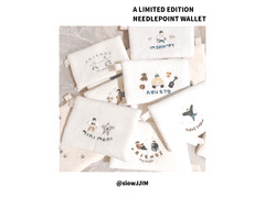 Handmade Needlepoint Wallet