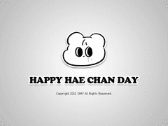엔시티 해찬 굿노트 스티커 <HAPPY HAECHAN DAY🤍>