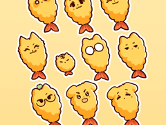 세봉이들 새우튀김 키링도안