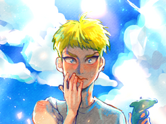 하늘이 갑자기 하늘색이야