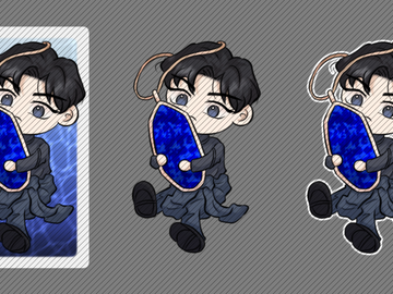 [어바등] 신해량 아크릴 키링 도안 배포