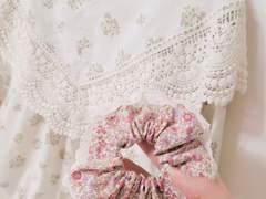 핸드메이드 레이스 스크런치