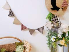 핸드메이드 패브릭 가랜드