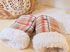 핸드메이드 체크 핸드워머