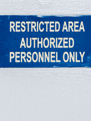 관계자 외 출입금지