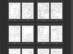 스토리 에디터로 만화 원고에 있는 대사를 웹툰 원고로 옮기기