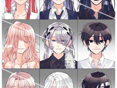 낙서 LD 두상 커미션 작업물