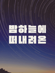 밤하늘에 떠내려온