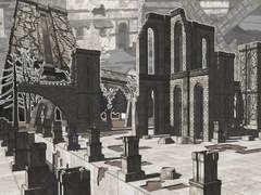 [펀딩] 고대신전 폐허마을 웹툰배경 / 로판 폐허 마을 패키지