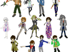 청연전대 밴다이저 등장인물 그림