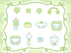 꼬몽이 클로버 스티커