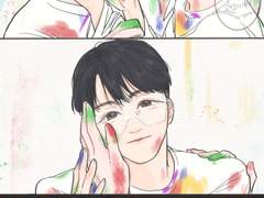 [쿱정] 물감이든 피든