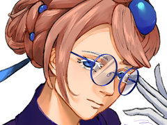 [쿠키런/팬아트] 블루파이맛 쿠키 낙서