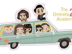 엄아카 스티커 도안 판매