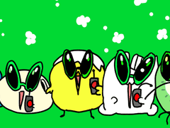 왹져 안경 미니오너캐 커미션 백업