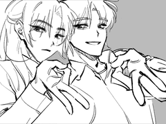 낙서 커미션 샘플 모음