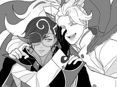 [쿠킹덤 흑백일러]에슾과 마들렌