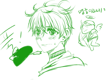 현윶 낙서(클튜 연습 중)