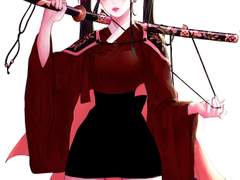 한복, 그리고 환도를 든 소녀