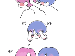 이건 그냥... 동혁이랑 러러 머리색이 귀엽길래