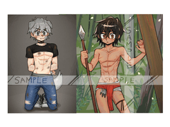 (급전) 소년 캐릭터 전신 커미션