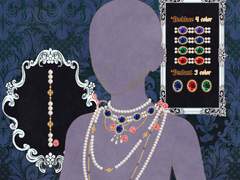 북부 유럽 르네상스 튜더풍 목걸이 세트