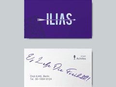 뮤지컬 아킬레스 홀로그램 박 명함