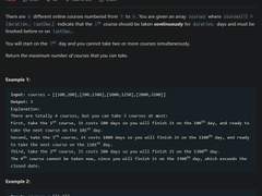 [2022.06.23] 630. Course Schedule III