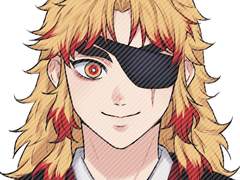 귀멸의칼날 증명사진 도안 (은퇴 렌고쿠)