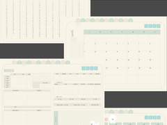 굿노트 비숑 꿈꾸미 2022 MONTHLY & MONEY PLANNER