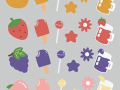 굿노트 과일 프루츠 스티커 무료공유