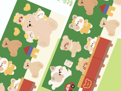 [DOHA PLANET] 유치원에가요! 아이패드 다이어리 굿노트 다꾸 스티커 png 스티커