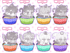 컵케이크 레시피 신청서 커스텀 ver 한정 페이지