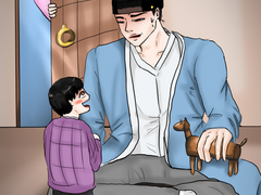 애기 보는 게 어려운 승호[야화첩 팬아트]