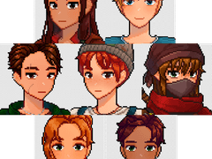 [릿지사이드 빌리지/초상화 리텍] 결혼가능 남성 npc