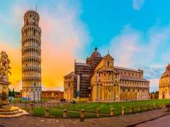 피사의 사탑이 한눈에 내려다보이는 절경