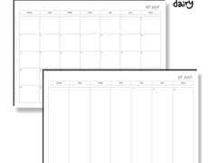 [굿노트 7월 먼슬리/위클리] 심플심플리