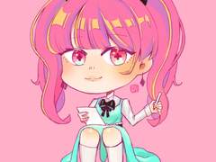 SD핑크한 소녀를 그렸다!