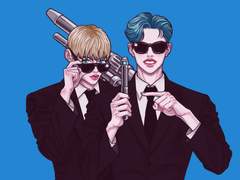 [팬아트] 스트레이 키즈 방찬, 필릭스